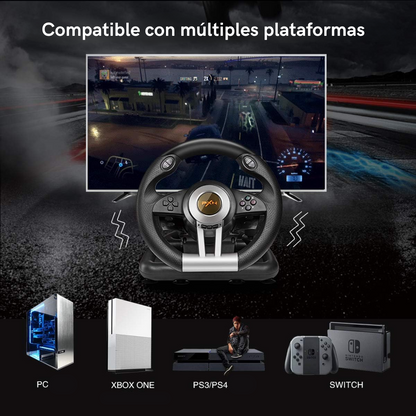 🕹️ Volante Gamer Pedales + Palanca PXN 🎮 😎