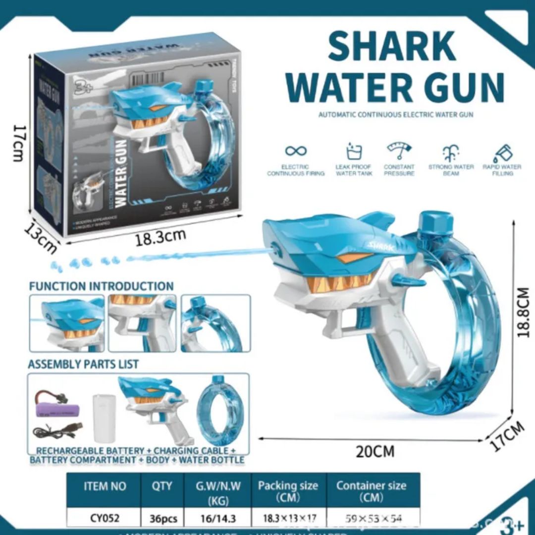 Pistola Lanza Agua Eléctrica Shark  ™