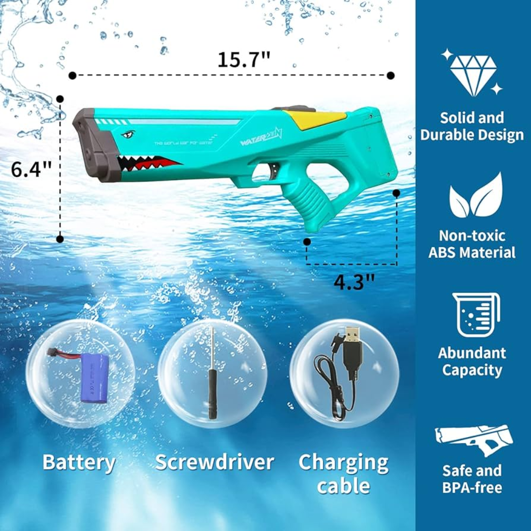 Pistola Lanza Agua Eléctrica Blaster Gun ™
